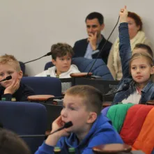 Wizyta uczniów SP32 w Urzędzie Miasta Torunia
