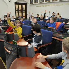 Wizyta uczniów SP32 w Urzędzie Miasta Torunia