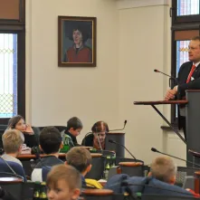 Wizyta uczniów SP32 w Urzędzie Miasta Torunia