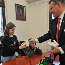 Wizyta uczniów SP32 w Urzędzie Miasta Torunia