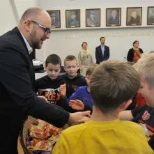 Wizyta uczniów SP32 w Urzędzie Miasta Torunia