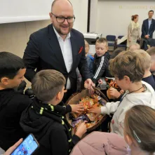 Wizyta uczniów SP32 w Urzędzie Miasta Torunia