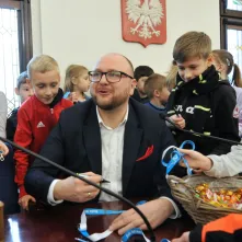 Wizyta uczniów SP32 w Urzędzie Miasta Torunia