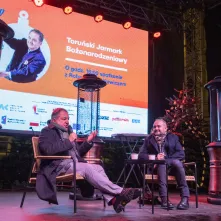 Robert Makłowicz na Toruńskim Jarmarku Bożonarodzeniowym