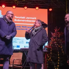 Robert Makłowicz na Toruńskim Jarmarku Bożonarodzeniowym
