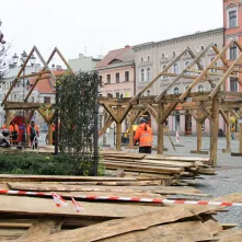 Budowa Szopki Bożonarodzeniowej, 10.12.2024 r.