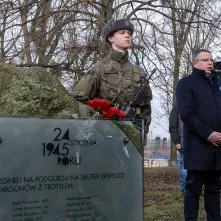 80. rocznica wybuchu pociągu na Podgórzu