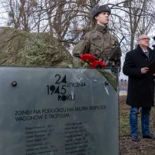 80. rocznica wybuchu pociągu na Podgórzu