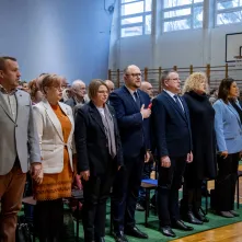 Otwarcie strzelnicy pneumatycznej w Zespole Szkół Samochodowych