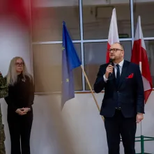 Otwarcie strzelnicy pneumatycznej w Zespole Szkół Samochodowych