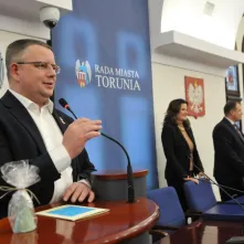 Przewodniczący Rady Miasta Torunia Łukasz Walkusz