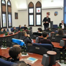 Uczniowie SP 24 w Urzędzie Miasta Torunia