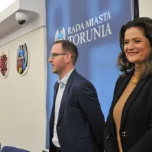 Radny Michał Rzymyszkiewicz i radna Aneta Wierzbowska