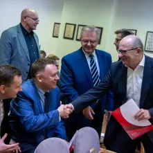 Spotkanie samorządowców z Torunia i powiatu