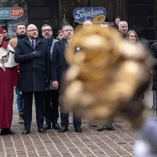 Kwiaty w 552. rocznicę urodzin Kopernika