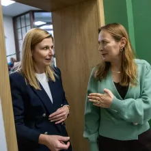 Wizyta minister funduszy i polityki regionalnej w Centrum Rozwoju i Terapii