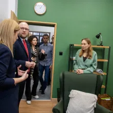 Wizyta minister funduszy i polityki regionalnej w Centrum Rozwoju i Terapii