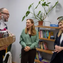 Wizyta minister funduszy i polityki regionalnej w Centrum Rozwoju i Terapii