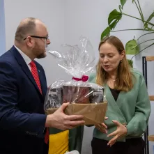 Wizyta minister funduszy i polityki regionalnej w Centrum Rozwoju i Terapii