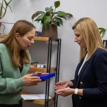 Wizyta minister funduszy i polityki regionalnej w Centrum Rozwoju i Terapii