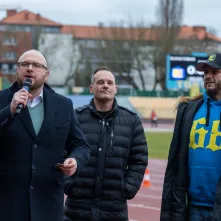 Inauguracja rundy wiosennej III ligi piłki nożnej - ZKS Elana 1968 vs. Flota Świnoujście