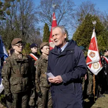 Urodzinowe kwiaty dla gen. Zawackiej, 19.03.2025 r.