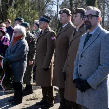 Urodzinowe kwiaty dla gen. Zawackiej, 19.03.2025 r.