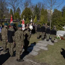 Urodzinowe kwiaty dla gen. Zawackiej, 19.03.2025 r.