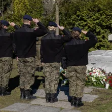 Urodzinowe kwiaty dla gen. Zawackiej, 19.03.2025 r.