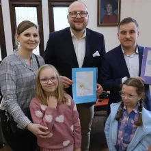 Uczniowie SP 12 w Urzędzie Miasta Torunia, 12.03.2025 r.