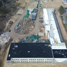 Budowa szkoły podstawowej przy ul. Grasera - stan prac na 12.03.2025 r.