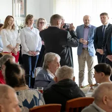 Wielkanocne śniadanie w DPS im. Leona Szumana