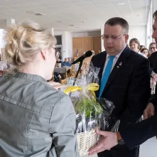 Wielkanocne śniadanie w DPS im. Leona Szumana