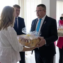 Wielkanocne śniadanie w DPS im. Leona Szumana