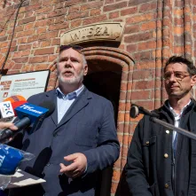 Odsłonięcie rzeźby anioła, 6.05.2025 r. 