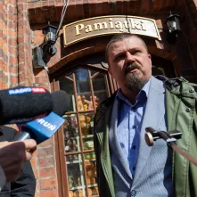 Odsłonięcie rzeźby anioła, 6.05.2025 r. 