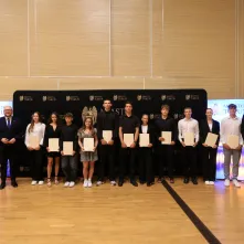 Wręczenie nagród i wyróżnień sportowych zawodniczkom, zawodnikom i trenerom za wysokie wyniki sportowe osiągnięte w 2024 roku.