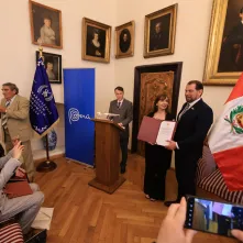 Wręczenie nominacji konsulowi honorowemu Peru w Toruniu