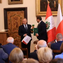 Wręczenie nominacji konsulowi honorowemu Peru w Toruniu