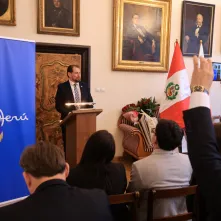 Wręczenie nominacji konsulowi honorowemu Peru w Toruniu