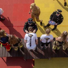 Medale na najtwardszych strażaków
