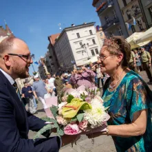 Intronizacja Króla Kurkowego.