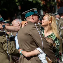 Promocja oficerska na Rynku Staromiejskim