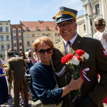 Promocja oficerska na Rynku Staromiejskim