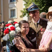 Promocja oficerska na Rynku Staromiejskim