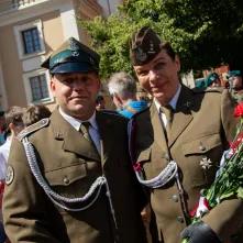 Promocja oficerska na Rynku Staromiejskim
