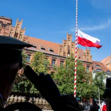 Promocja oficerska na Rynku Staromiejskim