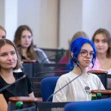 Wizyta uczestników obozu „Młodzież dla pokoju” w Urzędzie Miasta Torunia