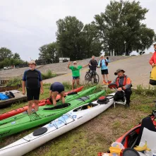 Kajakarze dopłynęli do Torunia, 7.08.2025 r.