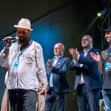 9. Festiwal Wisły - powitanie flisaków w Toruniu